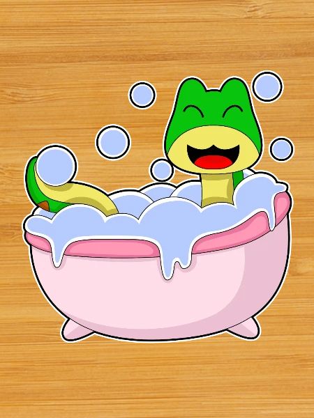Snake Bathing Bathtub