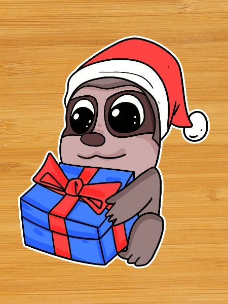 Sloth Christmas