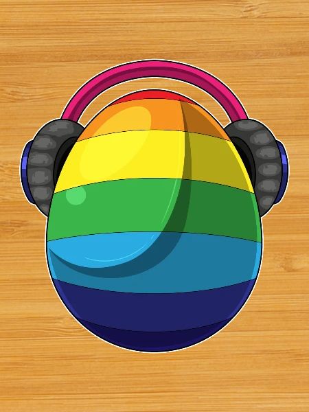 Easter Egg Easter Rainbow Music