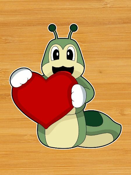 Caterpillar Heart