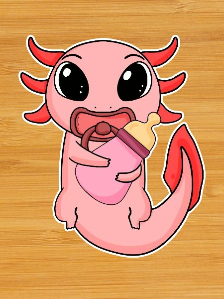 Baby Axolotl Motif