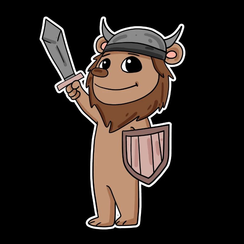 Viking Motif Lion
