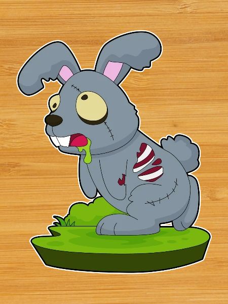 Hase Halloween Zombie