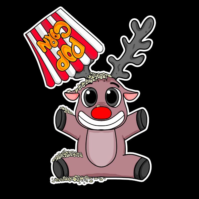 Popcorn Cinéma Cerf Noël