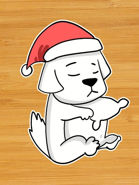 Pyrenean Mountain Dog Animal Christmas
