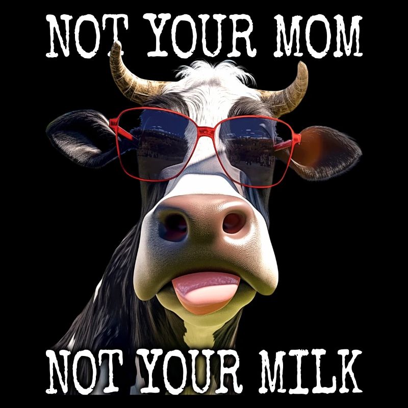Pas ta mère Pas ton lait Végétalien Végétarien Végétarien