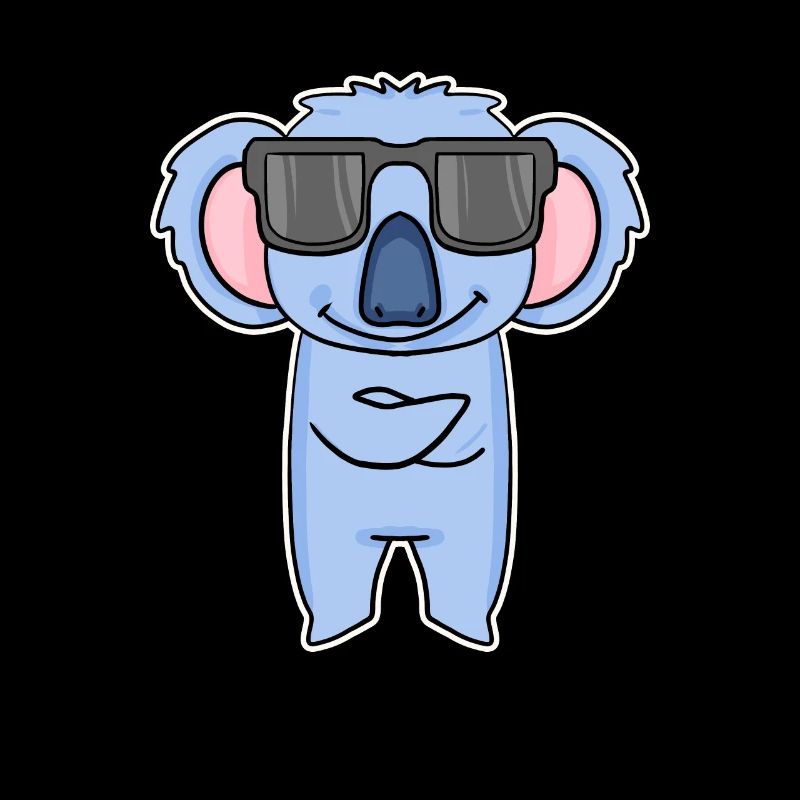 Koala mit Brille