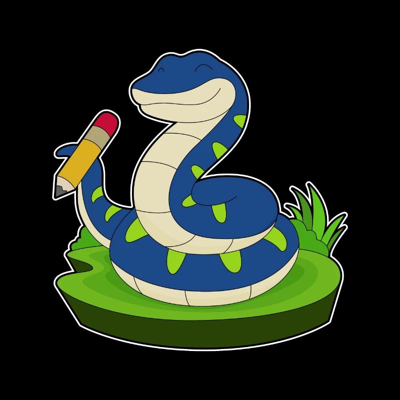École de crayon Snake Student