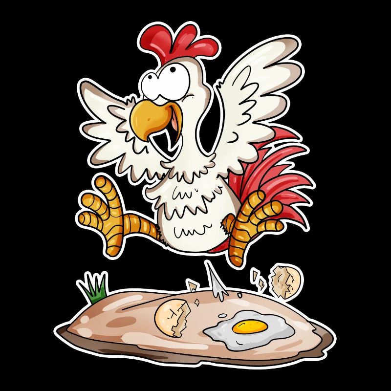Funny Chicken - Farmer Farmers Chicken Chickens