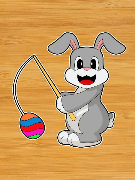 Bunny Easter Fishing