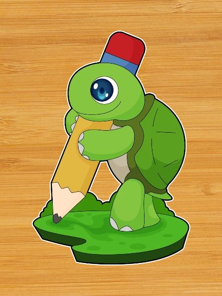 Turtle Pupil Pencil School