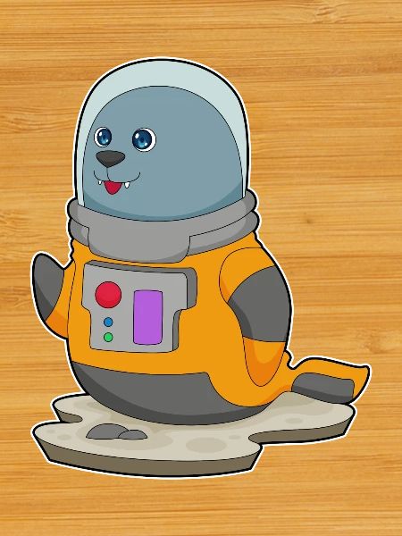 Seal Astronaut Space