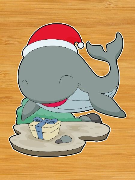 Whale Christmas Package