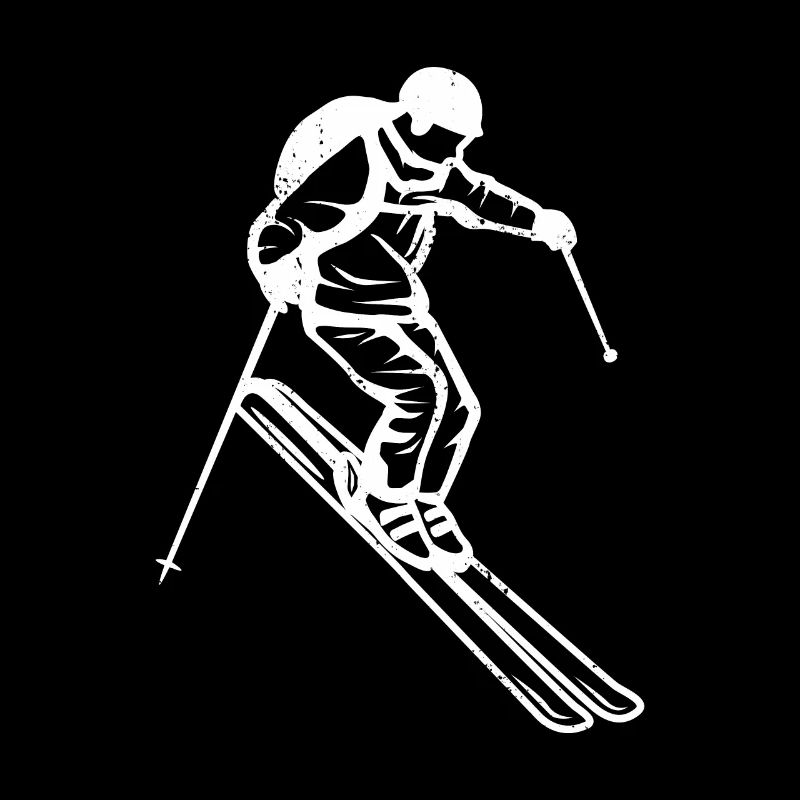 Skier Drawing