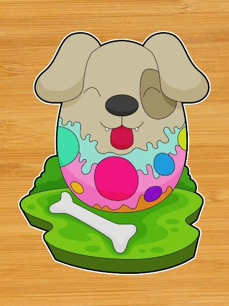 Dog Easter Easter Egg