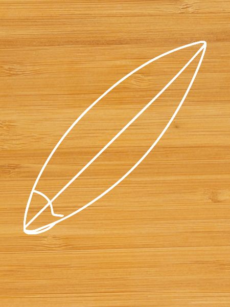 Surfboard Drawing