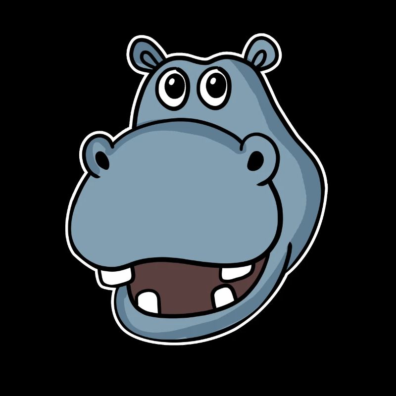 Hippopotame Tête d’hippopotame