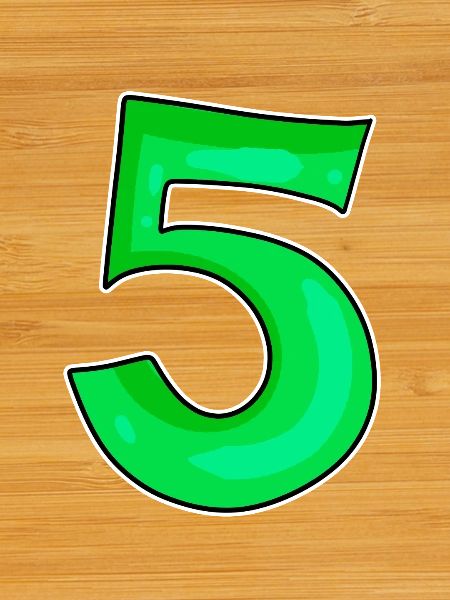 Numéro 5 Numéro Vert