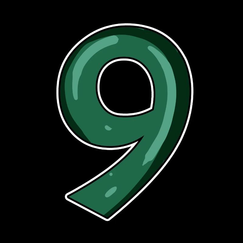 Zahl 9