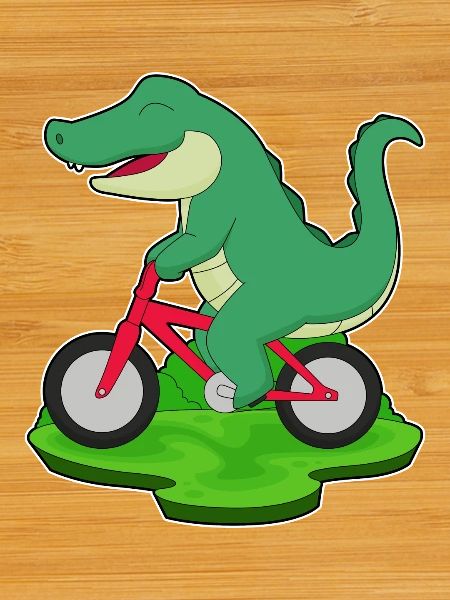Vélo crocodile