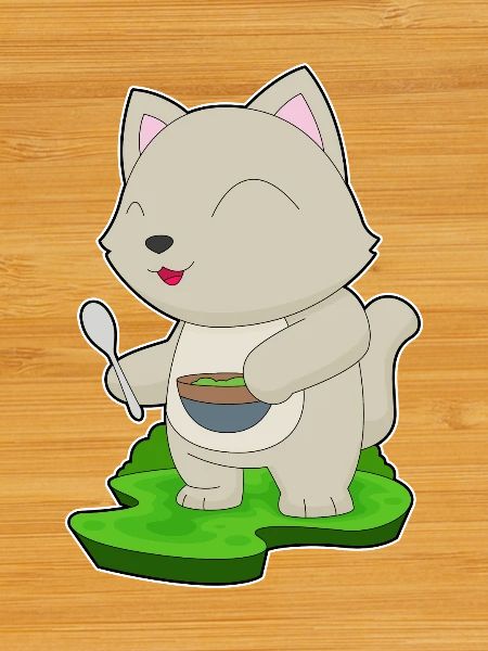 Cat Cooking Bowl Cooking