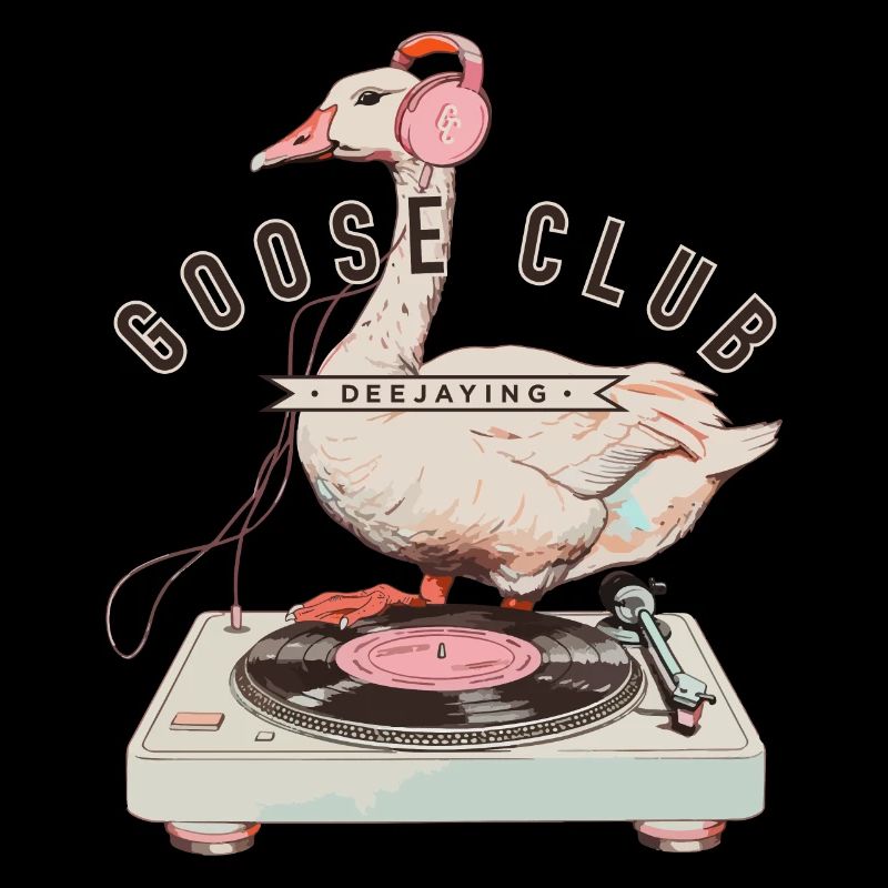 Tanzende Gans DJ Logo
