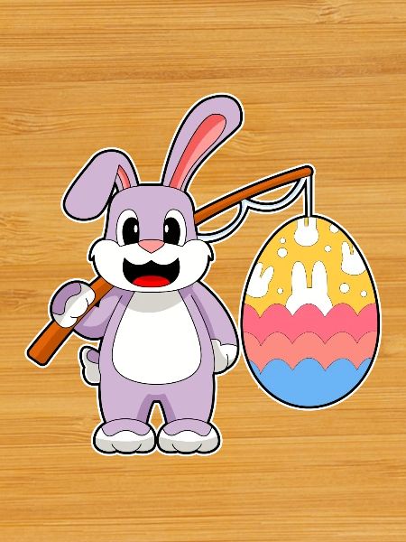 Bunny Easter Fishing