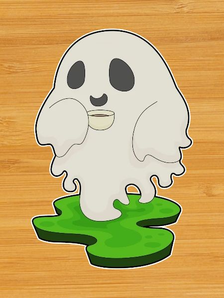 Ghost Halloween Coffee