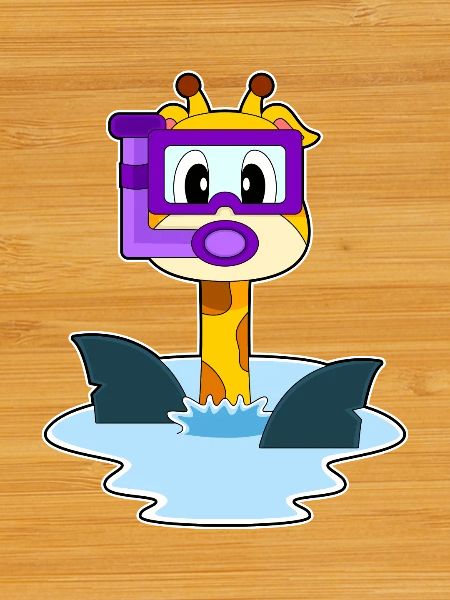Giraffe Diver Snorkel Diving