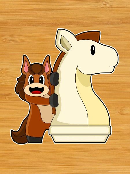 Pferd Schachfigur Springer Schach