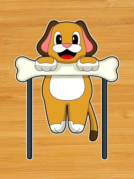 Dog Bodybuilder Pull-ups Bodybuilding