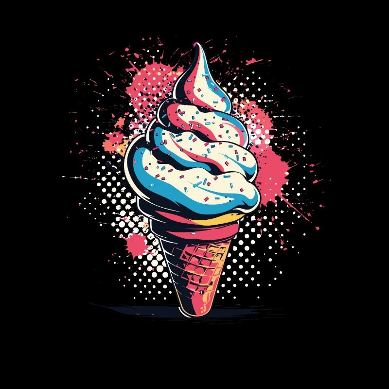 Crème glacée Vintage