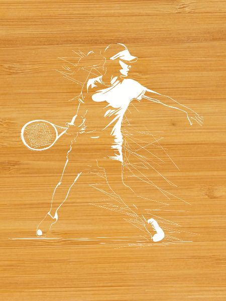 Tennis Player Sketch
