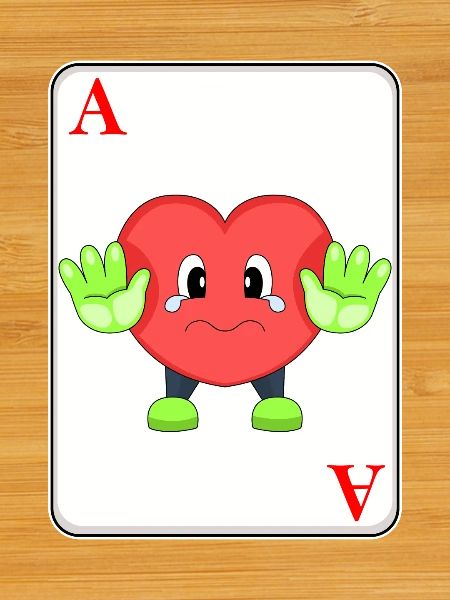 Herz Poker Pokerkarten