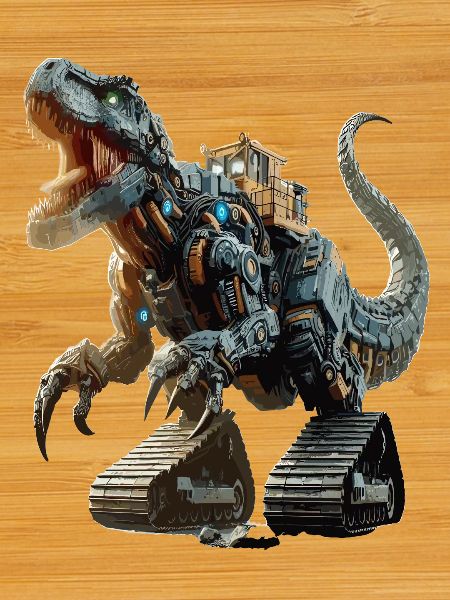 Excavator T-Rex Dinosaur