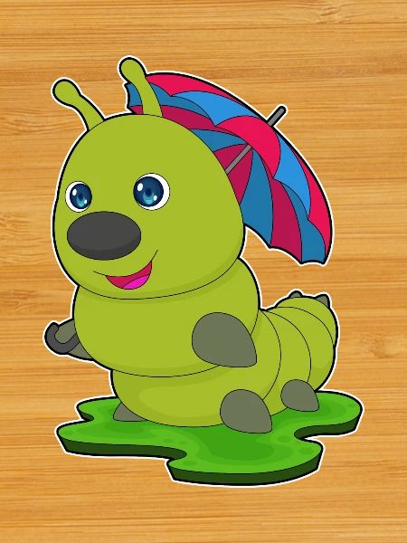 Parapluie Caterpillar