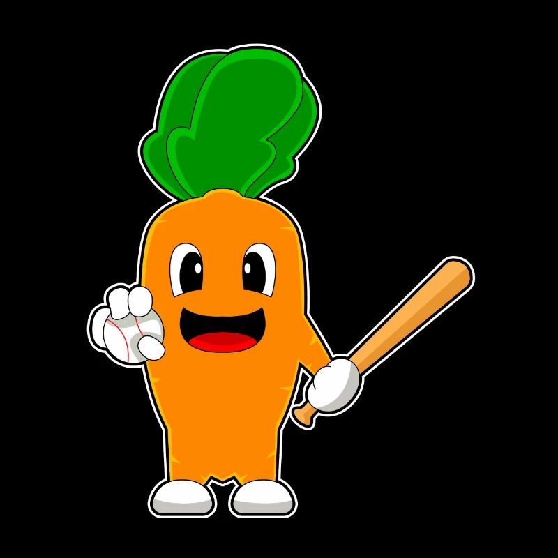 Carrot Baseball Baseball Bat