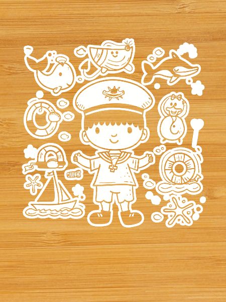 Little Sailor Comic Look
