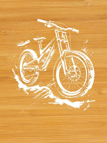 Mountain Biker Drawing