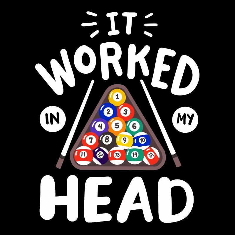 Poolbillardspieler Billard