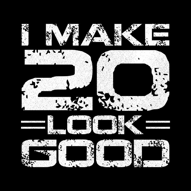 Je fais en sorte que 20 ait l’air bien