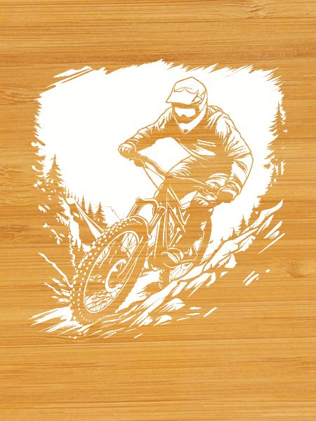 Mountain Biking Sketch