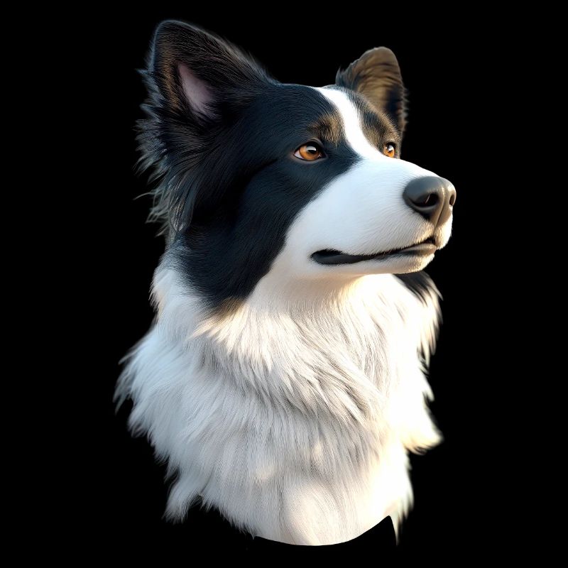 border collie chien amoureux chiot mignons collies