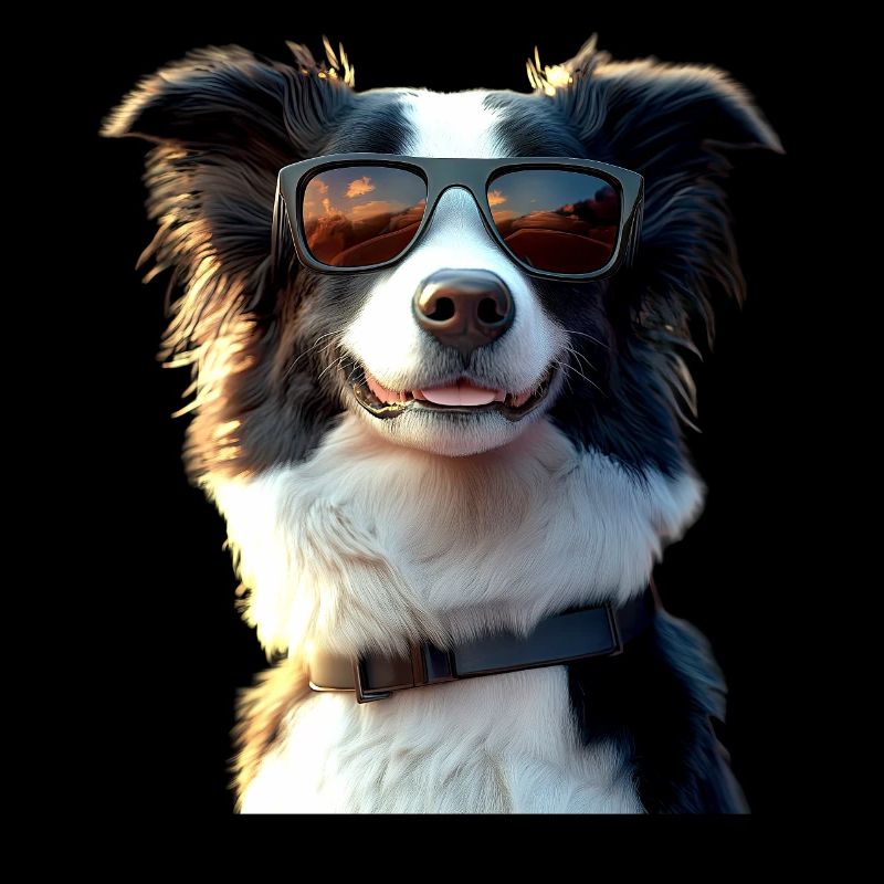 border collie chien amoureux chiot mignons collies