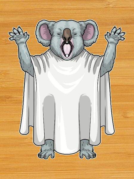 Koala Halloween fantôme