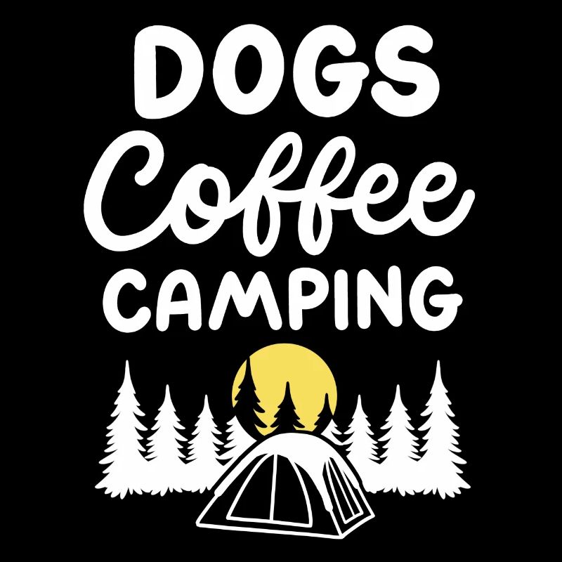 Hunde Kaffee Camping