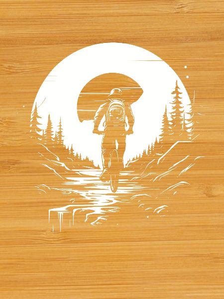 Mountain Biking Sketch