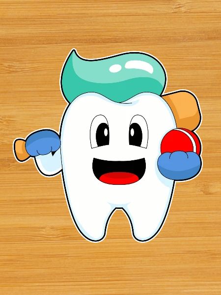 Tooth Cricket Cricket Bat