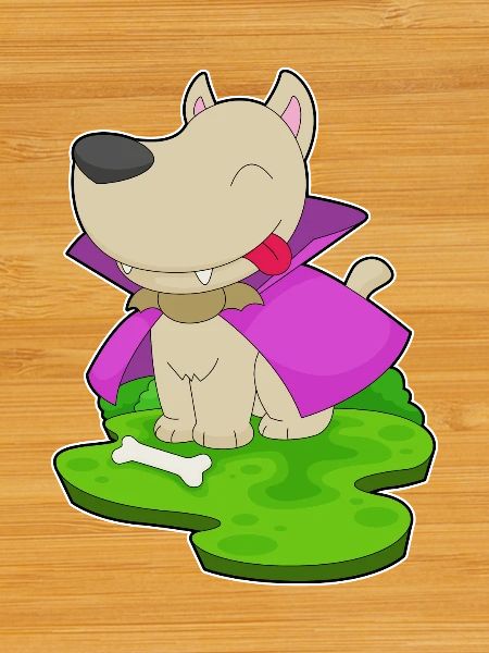 Dog Halloween Vampire