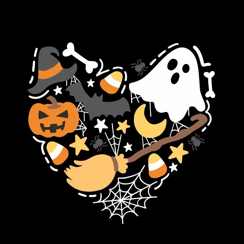 Halloween Geist Kürbis Hexe